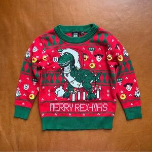 DISNEY Toy Story Rex Dinosaur Christmas Sweater, 2T